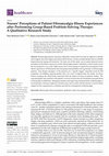 Research paper thumbnail of Nurses’ Perceptions of Patient Fibromyalgia Illness Experiences after Performing Group-Based Problem-Solving Therapy: A Qualitative Research Study