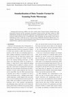 Research paper thumbnail of Standardization of Data Transfer Format for Scanning Probe Microscopy