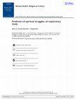 Research paper thumbnail of Predictors of spiritual struggles: an exploratory study