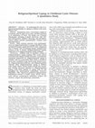 Research paper thumbnail of Religious/Spiritual Coping in Childhood Cystic Fibrosis: A Qualitative Study