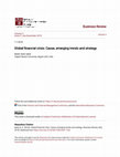 Research paper thumbnail of Global financial crisis: Cause, emerging trends and strategy