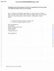 Research paper thumbnail of Identification and Characterization of Toxicity of Contaminants in Pet Food Leading to an Outbreak of Renal Toxicity in Cats and Dogs