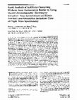 Research paper thumbnail of Rapid analysis of antibiotic-containing mixtures from fermentation broths by using liquid chromatography-electrospray ionization-mass spectrometry and matrix-assisted laser desorption ionization-time-of-flight-mass spectrometry