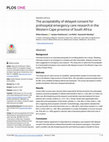 Research paper thumbnail of The acceptability of delayed consent for prehospital emergency care research in the Western Cape province of South Africa