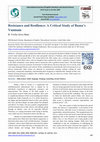 Research paper thumbnail of Resistance and Resilience: A Critical Study of Bama’s Vanmam