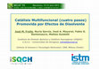 Research paper thumbnail of Catálisis multifuncional (cuatro pasos) promovida por efectos de disolvente