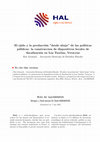 Research paper thumbnail of El ejido y la producción "desde abajo" de las políticas públicas: la construccion de dispositivos locales de fiscalización en Los Tuxtlas, Veracruz