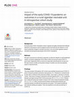 Research paper thumbnail of Impact of the early COVID-19 pandemic on outcomes in a rural Ugandan neonatal unit: A retrospective cohort study