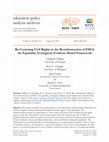 Research paper thumbnail of Re-centering civil rights in the reauthorization of ESEA: An equitable, ecological, evidence-based framework