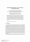 Research paper thumbnail of Islamic Education Response to Sexual Violence In Indonesian Schools