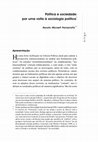 Research paper thumbnail of Artigo: Política e sociedade: por uma volta à Sociologia Política