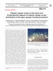 Research paper thumbnail of Climate change winner in the deep sea? Predicting the impacts of climate change on the distribution of the glass sponge Vazella pourtalesii