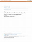 Research paper thumbnail of Food Quality Induces a Miscible Disease with Relevance to Alzheimer’s Disease and Neurological Diseases