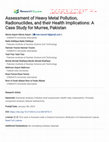 Research paper thumbnail of Assessment of Heavy Metal Pollution, Radionuclides, and their Health Implications: A Case Study for Murree, Pakistan