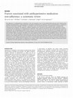 Research paper thumbnail of Factors associated with antihypertensive medication non-adherence: a systematic review