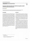 Research paper thumbnail of Asymmetric darkened knuckles with subclinical myopathy revealed anti-Mi2b positive dermatomyositis