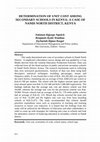 Research paper thumbnail of Determination of Unit Cost Among Secondary Schools in Kenya: A Case of Nandi North District, Kenya