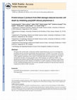 Research paper thumbnail of Protein kinase C protects from DNA damage-induced necrotic cell death by inhibiting poly(ADP-ribose) polymerase-1