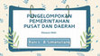 Research paper thumbnail of PENGELOMPOKAN PEMERINTAHAN PUSAT DAN DAERAH