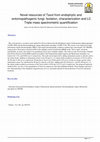 Research paper thumbnail of Novel resources of Taxol from endophytic and entomopathogenic fungi: Isolation, characterization and LC-Triple mass spectrometric quantification