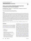 Research paper thumbnail of Techno-economic Analysis of Hybrid Renewable Energy System for Healthcare Centre in Northwest Bangladesh