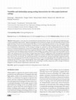 Research paper thumbnail of Variability and relationships among rooting characteristics for white poplar hardwood cuttings