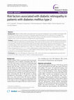 Research paper thumbnail of Risk factors associated with diabetic retinopathy in patients with diabetes mellitus type 2