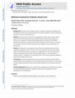 Research paper thumbnail of Medicaid caseload for pediatric oral health care