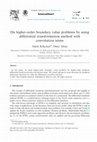 Research paper thumbnail of On higher-order boundary value problems by using differential transformation method with convolution terms