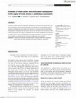 Research paper thumbnail of Evolution of urban waste- and storm-water management in the region of Crete, Greece: A preliminary assessment