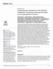 Research paper thumbnail of Cardiovascular risk factors in HIV infected individuals: Comparison with general adult control population in Greece