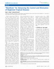 “Manifesto” for Advancing the Control and Elimination of Neglected Tropical Diseases Cover Page