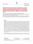 Rheumatoid arthritis hand lesions assessed with outcome measures in rheumatoid arthritis clinical trials-rheumatoid arthritis magnetic resonance imaging score – proposing an extended rheumatoid arthritis magnetic resonance imaging score Cover Page