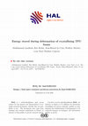 Energy stored during deformation of crystallizing TPU foams Cover Page