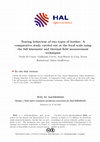 Tearing behaviour of two types of leather: A comparative study carried out at the local scale using the full kinematic and thermal field measurement techniques Cover Page