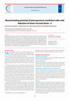 Research paper thumbnail of Wound healing potential of pterospermum acerifolium wild. With induction of tumor necrosis factor - α