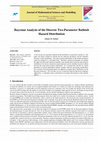 Research paper thumbnail of Bayesian Analysis of the Discrete Two-Parameter Bathtub Hazard Distribution