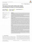 Research paper thumbnail of The impact of real-world cardiovascular-related pharmacogenetic testing in an insured population