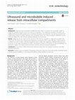 Research paper thumbnail of Ultrasound and microbubble induced release from intracellular compartments