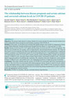 Research paper thumbnail of The relationship between disease prognosis and serum calcium and corrected calcium levels in COVID-19 patients