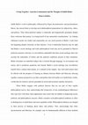 Research paper thumbnail of Living Together: Anarcho-Communism and the Thought of Judith Butler