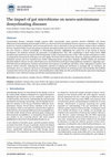 Research paper thumbnail of The impact of gut microbiome on neuro-autoimmune demyelinating diseases