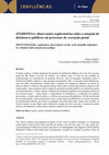 Research paper thumbnail of IN)DEFESA: observações exploratórias sobre a atuação de defensores públicos em processos de execução penal DEFENSE(LESS): exploratory observations on the work of public defenders in criminal enforcement proceedings