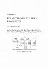 Research paper thumbnail of propriétés des matériaux