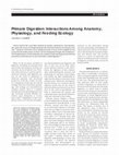 Research paper thumbnail of Primate digestion: Interactions among anatomy, physiology, and feeding ecology