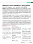 Research paper thumbnail of Metodologias ativas no ensino de estudantes de enfermagem: uma revisão sistemática