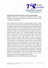 Research paper thumbnail of Humanização na assistência prestada a idosos institucionalizados