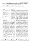 Research paper thumbnail of Avian life‐history determinants of local extinction risk in a hyper‐fragmented neotropical forest landscape