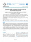 Research paper thumbnail of Germination changes the isoflavone profile and increases the antioxidant potential of soybean