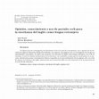 Research paper thumbnail of Opinión, conocimiento y uso de portales web para la enseñanza del inglés como lengua extranjera